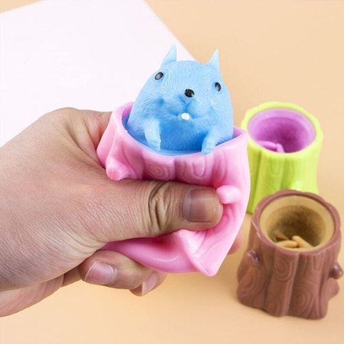Jouets Anti-Stress Pour Enfants, 1 Pièce, Motif De Petite Souris, Tpr, Jouet À Presser Amusant, Joli Cadeau