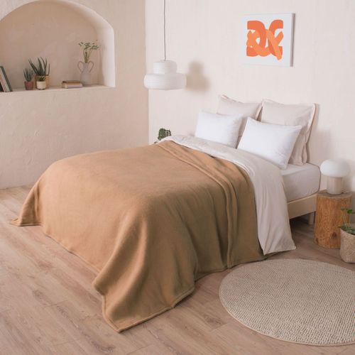 Dodo | Couverture Chamonix Sable - 240 X 260 Cm