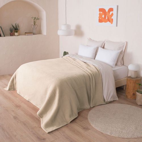 Dodo | Couverture Chamonix Naturel - 240 X 260 Cm