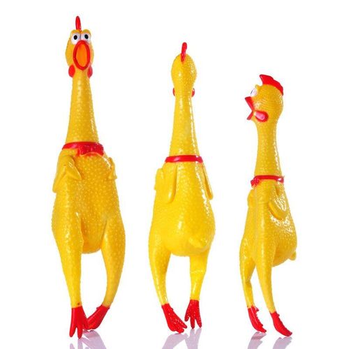 Jouet Sonore De Poulet À Presser, Jouet Amusant Pour Animaux De Compagnie Et Chiens, Outil De Décompression De Poulet À Grincement