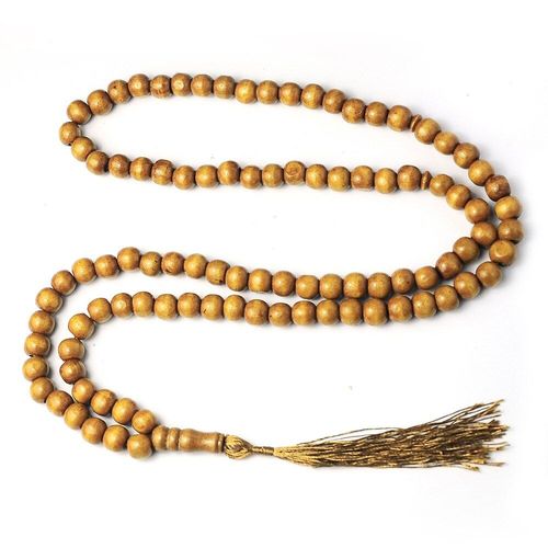 Bracelet À Perles En Bois Pour Hommes Musulmans, Accessoire De Prière Tasbih, Bijoux Islamique, Cadeau Idéal Pour Le Ramadan, 33 Ou 99 Perles