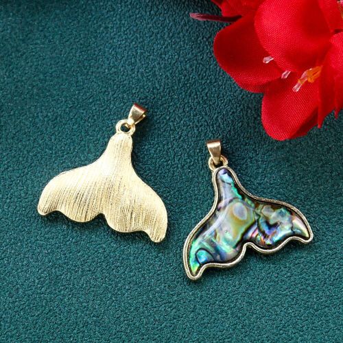 Pendentif Queue De Baleine En Coquillage D'ormeau Naturel, 2 Pièces, Bricolage, Collier De Plage D'été, Boucle D'oreille, Breloques, Bijoux Pour Femmes