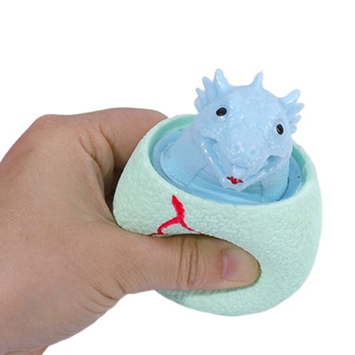 Jouet Anti-Stress À Compression Dinosaure Et ¿Uf, Décompression Avec Tête De Dinosaure/Poulet Intégrée, Outil D'exercice Doux Pour La Main, 2020
