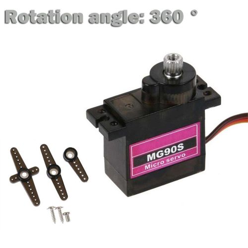 1PC jouets pour enfants MG90S Micro Engrenage En Métal 9g Servo pour Avion RC Hélicoptère Bateau Voiture 360 ° cadeaux drôles ??????? ?? ????? # L35