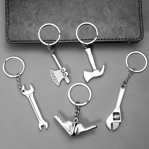 Mini Outil De Poche Utilitaire, Porte-Clé, Marteau, Hache, Pince, Porte-Clés, Pendentif Avion De Guerre Pour Homme, Hip-Hop, Bijoux, Cadeau