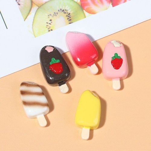Mini Poupée De Dessin Animé Popsicle, Accessoires Pour Maison De Poupée 1/6 Blyth, Miniature, Simulation De Glace, Cuisine, Nourriture Pour Barbie, 5 Pièces