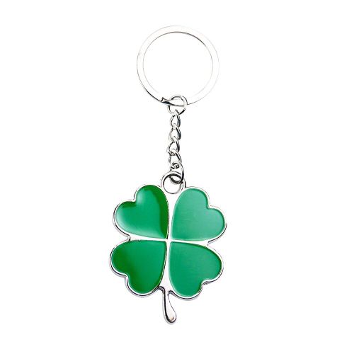 Porte-Clé Avec Trèfle À Quatre Feuilles Vert Lucy, Porte-Clé Porte-Bonheur, Pendentif Pour Sac De Voiture, Accessoires De Vélo De Voiture Pour Filles, Cadeau Pour Amie