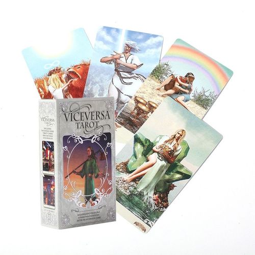 Kit De Tarot Vice Versa, 78 Pièces, Jeu De Société En Famille, Jeu Oracle Deck, Avec Livre