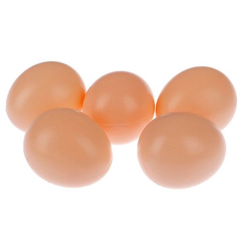 Faux ¿Ufs, Poule, Volaille, Poulet, Farces, ¿Ufs En Plastique, Décor De Fête, Jouet Fantaisie Pour Enfants, Bricolage, 5 Pièces