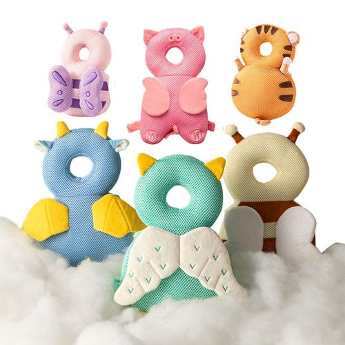 Oreiller De Protection Anti-Chute Pour Bébé,Dessin Animé, Infantile, Doux, Pp Coton, Confortable, Enfant En Bas Âge, Coussin, Besoins Sûrs, Nourrisson, Protège, Tomber, Sécurité, Enfants, Tête, Coussi