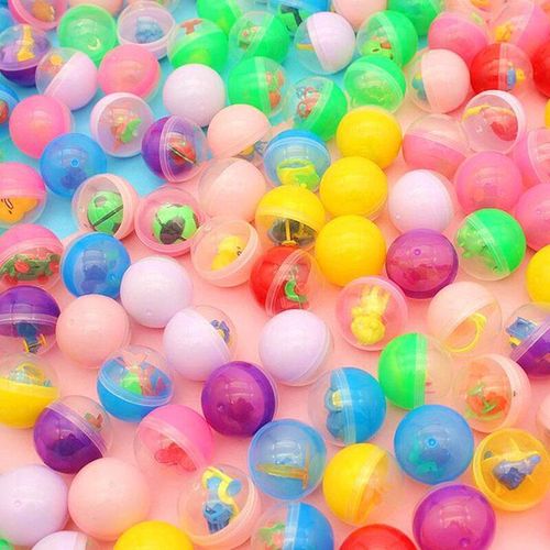 Capsules De Boule Surprise En Plastique Transparent, 10 Pièces, Jouet Avec À L'intérieur, Figurine Différente, Pour Distributeur Automatique, Cadeau Pour Enfants