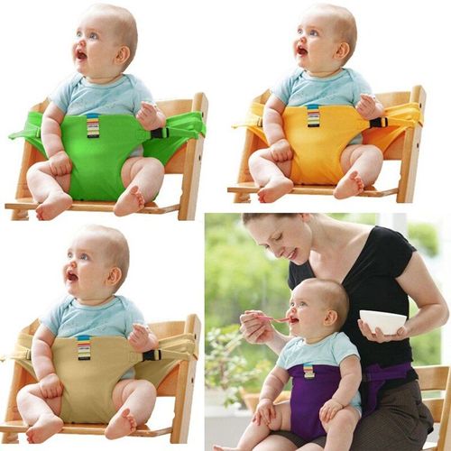 Chaise De Salle À Manger Pour Bébé, Ceinture De Sécurité, Siège Portable, Chaise À Déjeuner, Enveloppe Extensible, Chaise D'alimentation, Harnais, Rehausseur