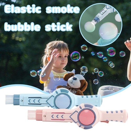 Mini Baguette À Bulles De Fumée Élastique Pour Fille, Jouet Amusant, Machine À Bulles En Forme De C¿Ur, Pistolet Pour Enfants, Jouets D'extérieur