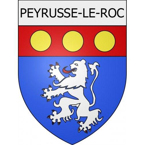 Peyrusse-Le-Roc 12 Ville Stickers Blason Autocollant Adhésif - 12 Cm