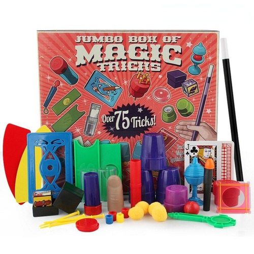 Kit De Magie Pour Enfants, Puzzle, Accessoires Magiques Simples Pour Débutants, Tours De Magicien Excitants, Spectacle De Performance Avec Manuel D'instruction