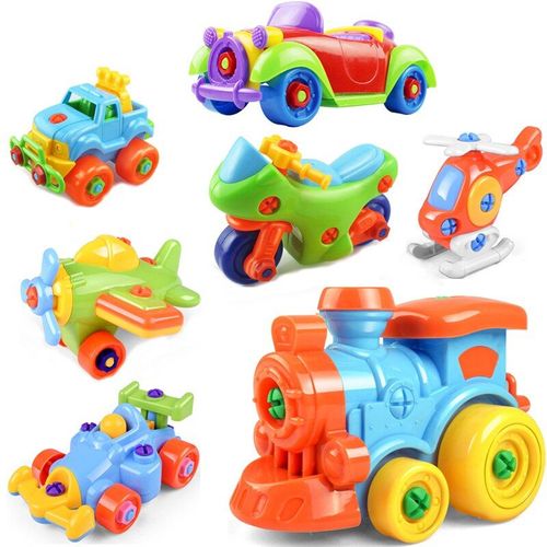 Blocs De Vissage Pour Enfants, Jouets À Assembler, Dessin Animé Mignon, Assemblage, Construction, Avion, Trains, Jouets Pour Enfants