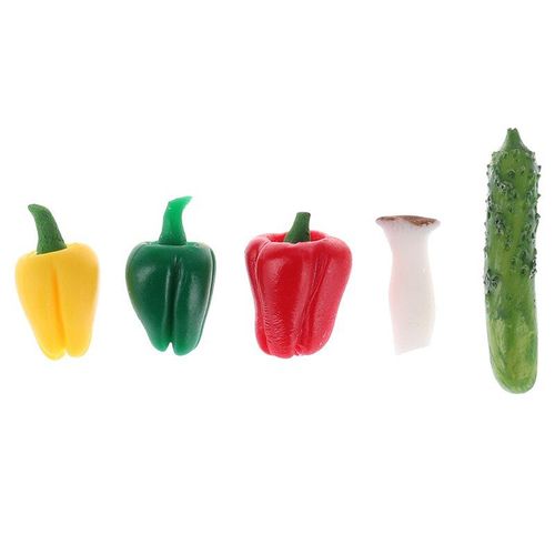 Maison De Poupée Avec Légumes Miniatures, Modèle De Mini Nourriture Pour Jouer, Accessoires Et Jouets, 1/12