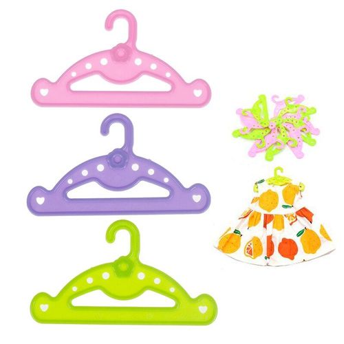 Ensemble De Cintres Pour Vêtements De Poupée, Mini Cintre En Plastique, Accessoires Pour Jouets Miniatures, 5 Pièces