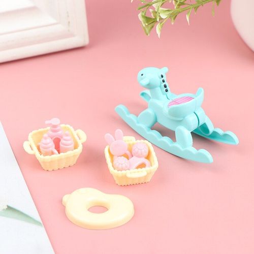 Bouteille De Lait Pour Tout-Petit, 9 Pièces/Ensemble, Jouet Pour Maison De Poupée, Berceau, 1/6
