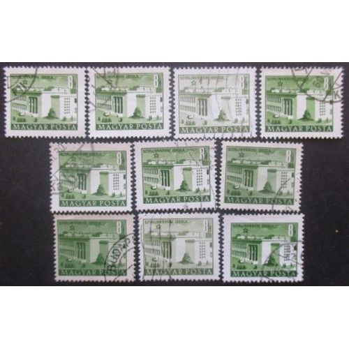 Hongrie N°1004a X 10 Oblitéré