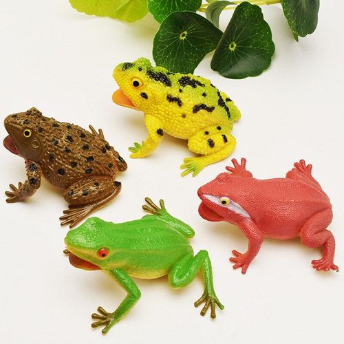 Jouet De Collection Pour Enfants, Grenouille À Presser, Trog De Stimulation, Animal De Collection, Amusant Et Effrayant, Zll