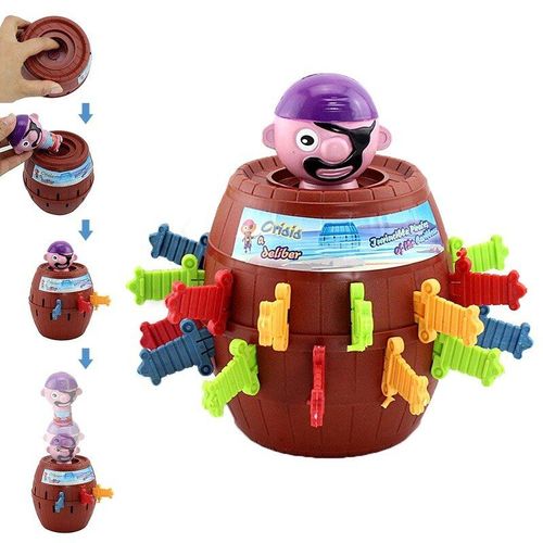Nouveauté Drôle Pour Enfants, Jeu De Chance, Gadget, Blagues, Tonneau De Pirate, Jouets Anti-Stress