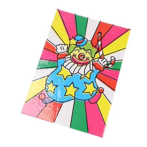 Carte De Couleur Changeante De Clown Grande Taille, Tours De Magie, Illusion De Magie De Scène De Rue