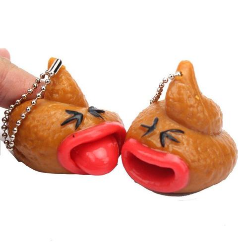 Porte-Clés Poop Amusant, Jouet Squishy, Amusant, Farce Délicate, Anti-Stress, Fidget, Pour Adultes Et Enfants, Nouveauté