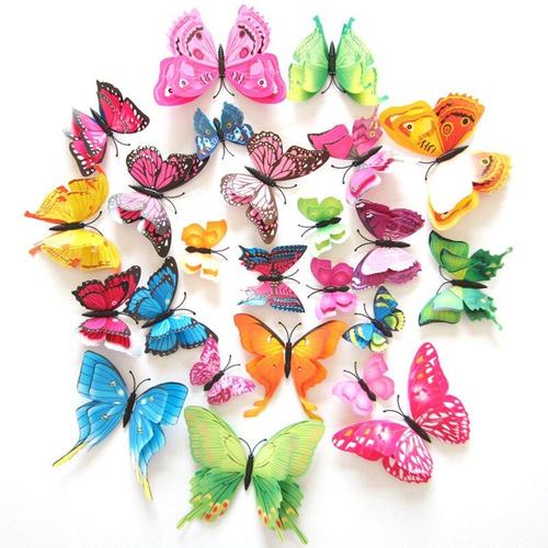 Autocollants Papillon Lumineux 3d, 12 Pièces, Lueur Dans La Nuit, Nouveauté, Chambre À Coucher, Jouet Fluorescent, Décoration De La Maison, Ornement, Cadeau