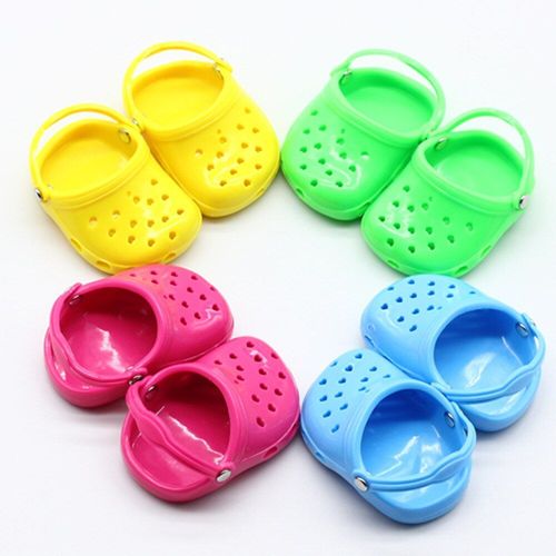 Chaussures De Poupée Faites À La Main, 7cm, Chaussures Pour 18 Pouces Américains Et 43cm, Accessoires Pour Nouveau-Né De Génération Fille, Jouet Diy