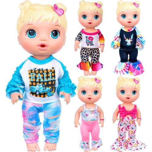 5 Styles De Vêtements De Poupée Américaine, Vêtements De Bébé De Poupée De 12 Pouces, Robe De Poupée De 14 Pouces Pour Fille, Zc Mignon, Nouvelle Collection 2022