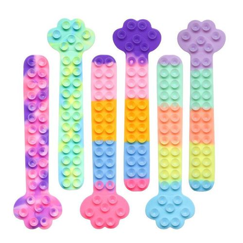Jouet Créatif Anti-Stress En Silicone Pour Chat, Ventouse Pop, Autocollant Magique, Décompression, Anti-Stress