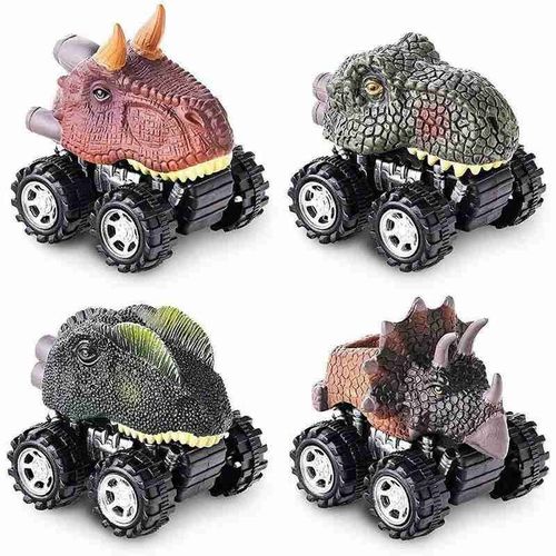 Jouet De Simulation De Dinosaure, Voiture De Rebond, Mini Voitures De Course, Gadgets Amusants, Modèle De Voiture De Course, Cadeau Pour Enfants, 1 Pièce
