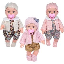 Jouet de Poupée Reborn Bébé Réaliste Poupon Interactif Jouet avec Cheveux  et Vêtements Modèle Jouet en Vinyle Simulée Collection pour Garçons Filles  Cadeau (Purple Lavender Jumpsuit)