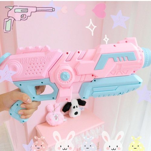 Pistolet À Eau Extractible Pour Enfants, Grand Jouet De Plage, Fusil De Jeux En Plein Air, De Couleur Rose Nouvelle Collection