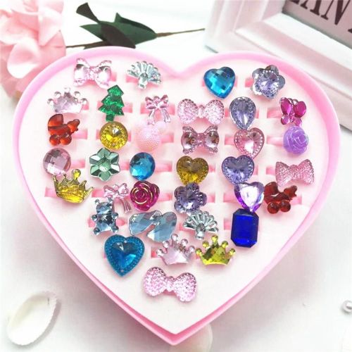 Boucles D'oreilles En Plastique Antiallergique, Ensemble De Clous D'oreilles En Tissu De Dessin Animé Pour Femmes Et Filles, Accessoires De Bijoux, 36 Paires/Ensemble