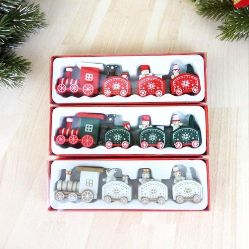 Train De Noël En Bois, Décoration Pour La Maison, Jouets, Artisanat, Table Décorative, Nouvel An 2021