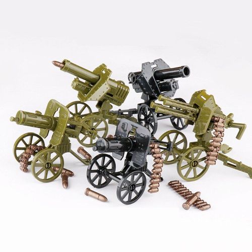 Accessoires Pour Jeu De Construction En Briques, Pièces Pour Thème Militaire, Guerre, Ww2, Pistolet, Jouets D'assemblage, Cadeaux,