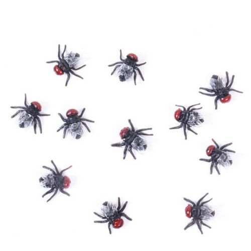 Accessoires De Cosplay D'halloween, 10 Pièces, Fausses Mouches, Farces, Blague, Blague