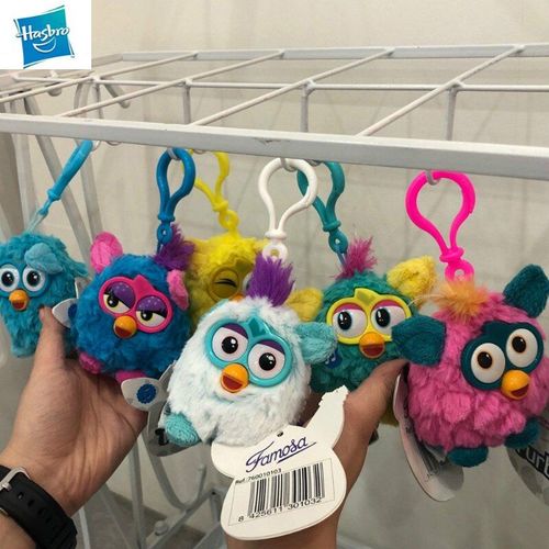 Porte-Clés En Peluche Furby Pour Enfants, Animal De Compagnie, 10cm, Mignon Hibou, Poupées En Peluche, Sac, Accessoires D'ornement, Jouet En Peluche, Cadeau