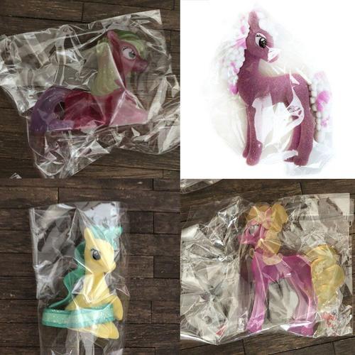 Jolis Poupées Mon Petit Poney En Flocage Transparent, Modèle De Décoration, Jouets Mignons, Ornement De Table, Cadeau Pour Enfants, Nouvelle Collection