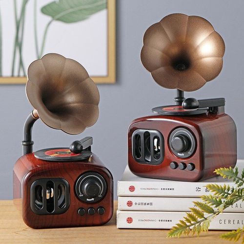Boîte À Musique Gramophone Rétro, Décoration Créative Antique, Boîte À Musique De Bar, Décoration De Fenêtre, Cadeau D'anniversaire Pour Enfants, Décoration De Maison