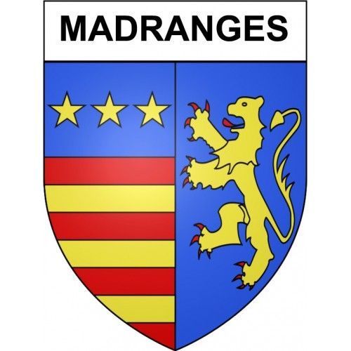 Madranges 19 Ville Stickers Blason Autocollant Adhésif - 8 Cm