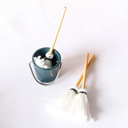 Mini Balai Portable Léger, Corde Rouge, Accessoire De Magicien, Tentures Pour Fête Cosplay, Accessoires D'halloween, 1 Pièces
