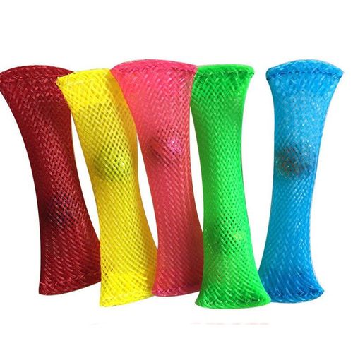 Jouets Sensoriels En Nylon Tissé À Presser, Jouet De Décompression Amusant, Courbe Aléatoire, Balle De Billes De Couleur Pure Pour Animaux De Compagnie