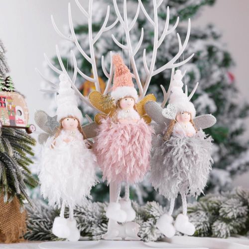 Poupées D'ange De Noël Pour La Maison, Nouvel An, Mignon, Ornement D'arbre De Noël, Cadeau Pour Enfant, 2022, 2021