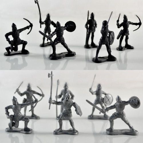 Figurines De Soldats Anciens 60 Pièces/Ensemble, Modèle Statique, Jouet Pour Enfants, Cadeau De Noël