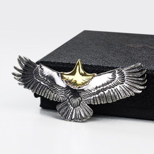 Pendentifs Ailes D'aigle En Cuivre Blanc, Collier En Laiton De Faucon Animal Sauvage, Glede Vautour, Décor De Maison, Bijoux Indiens De Cowboy Occidental