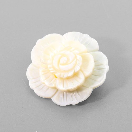 Pendentif Fleur Coquille Naturelle 2 En 1, Pendentif Nacre, Broche À Découper Multipont, Serpillière Rose, Bijou De Mariée, Accessoire Cadeau