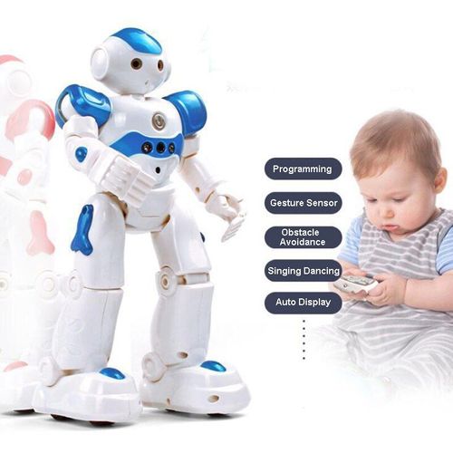 Robot Intelligent Radiocommandé Pour Enfant, Jouet Amusant, 2 Couleurs, Interactif, Marche, Danse, Chant, Jouet, Cadeau